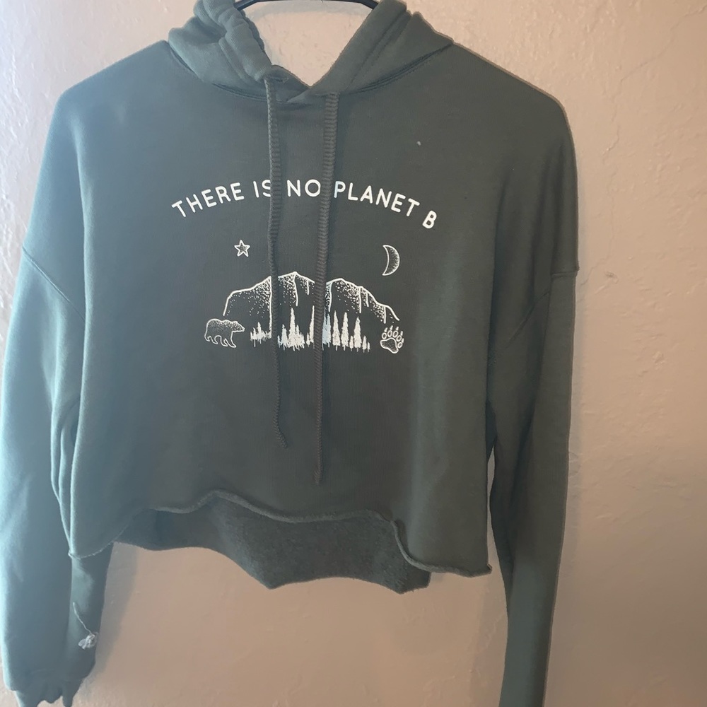 Cropped hoodie